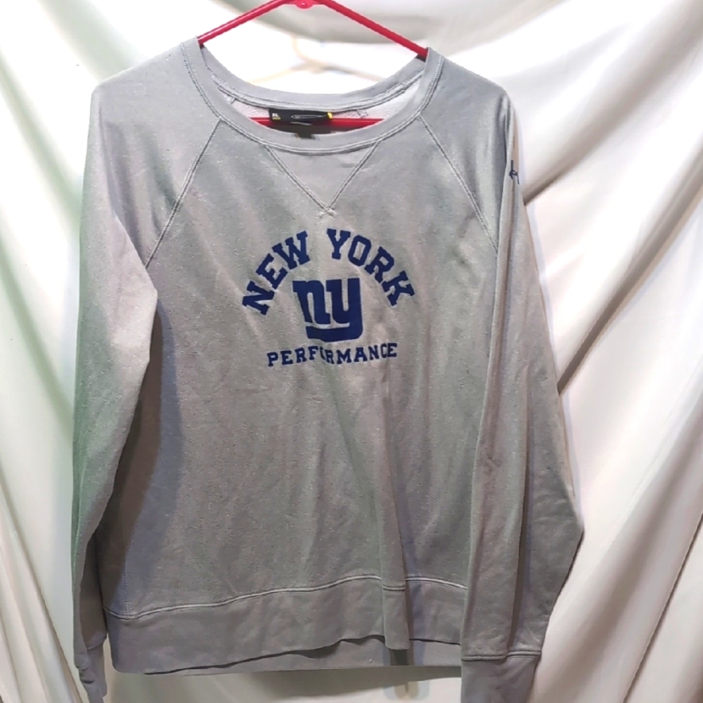NFL Under Armour Gray New York Performance Women's Sweatshirt Size XL